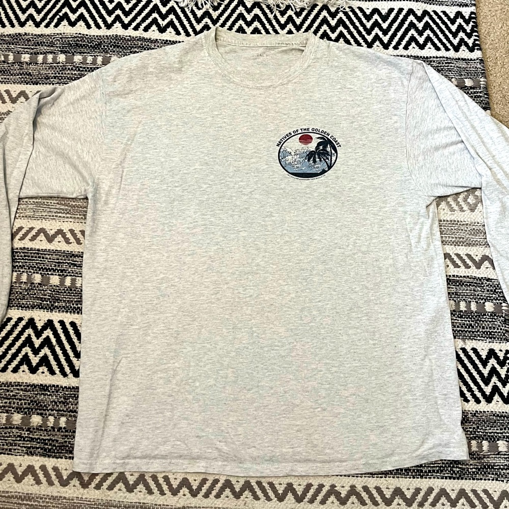 PACSUN Onesize Long Sleeve Gray Shirt